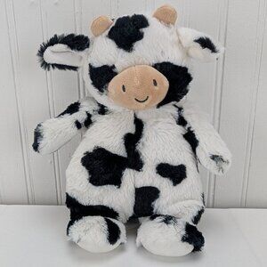 Carter's Baby Cow Plush 10" Stuffed Animal Security Toy 2024 Farm Friend B&W